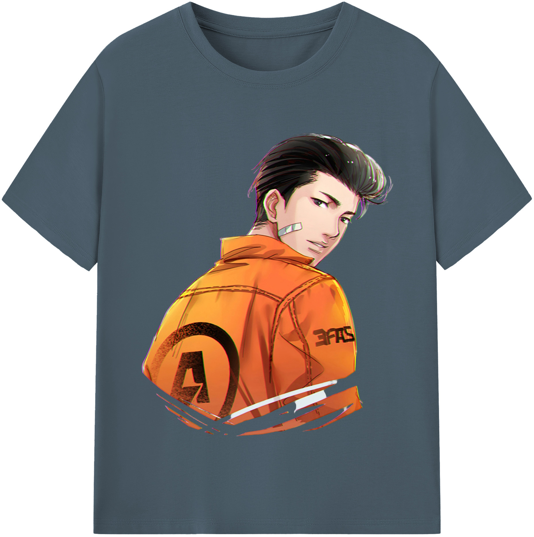 SLAM DUNK／スラムダンク 綿100％半袖Tシャツ（フロントプリント）